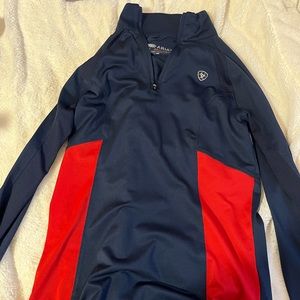 ariat 1/4 zip riding top
